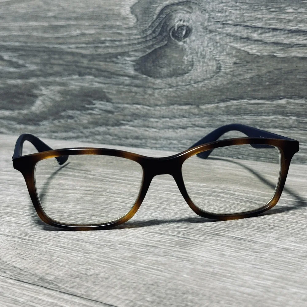 Ray-Ban RB7047 5574 Sunglasses Frames Only 54-17-140 Brown Clear Square